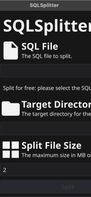 SQLSplitter screenshot 2