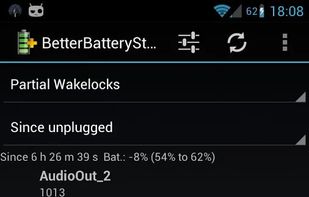 BetterBatteryStats screenshot 2