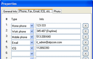 Advanced Phonebook screenshot 2