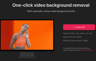 remove background from videos