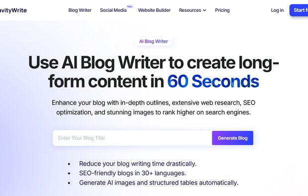 AI blog writer