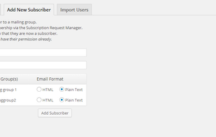 Mailing Group - Listserv screenshot 1