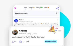 Community in the app and on the website