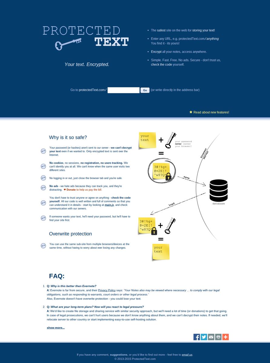 Protectedtext (Safe Notes) Alternatives and Similar Apps / Services