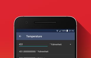 Temperature conversions in unitMeasure