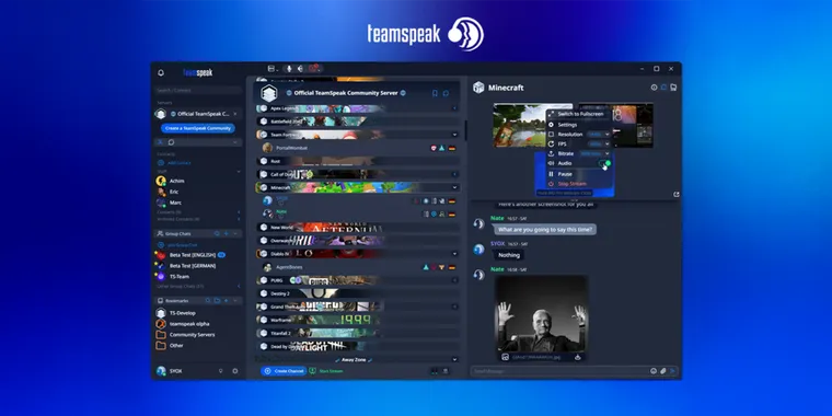 TeamSpeak launches a major update with a big redesign, screen sharing, communities & more! image