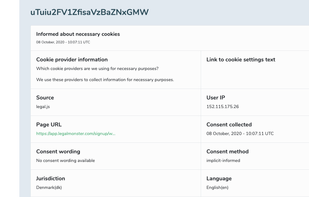 Legal Monster audit trail