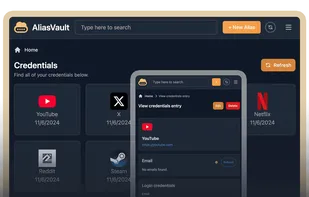 AliasVault screenshot 1