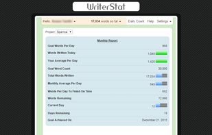 WriterStat screenshot 3