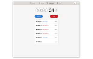 GNOME Clocks screenshot 3
