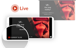 Live slide sharing