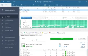 Auslogics SSD Optimizer screenshot 1