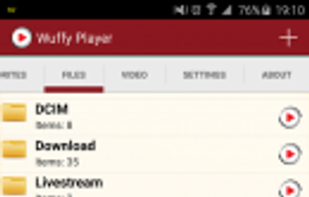 Wuffy Media Player screenshot 1