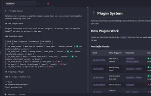 NoteDiscovery screenshot 1