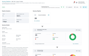 Custom Vacancy Pipelines