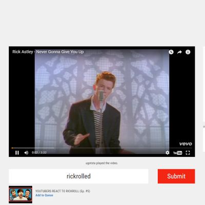 Rick roll, but with different link.mp4 on Vimeo