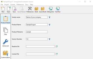 InstallBuilder screenshot 1
