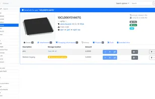 Part-DB screenshot 1