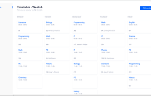 Tabby Timetable screenshot 1