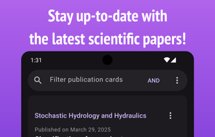 Screenshot of the home screen, showing the main feed.