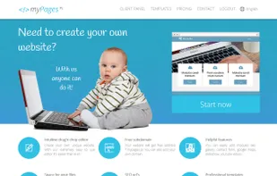 Mypages website builder screenshot 1