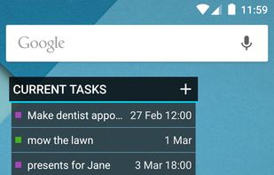 OpenTasks screenshot 1