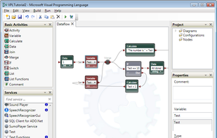 Microsoft Visual Programming Language screenshot 1