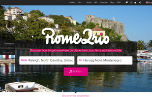 Rome2rio screenshot 1