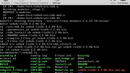 Ubuntu Server screenshot 1