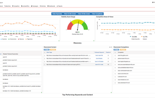 Web Presence Overview Dashboard