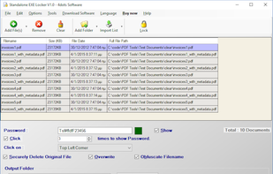 Standalone EXE Locker screenshot 1