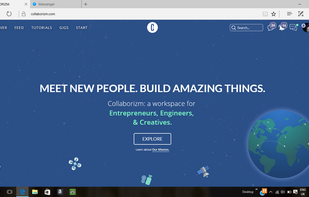 The main site interface.