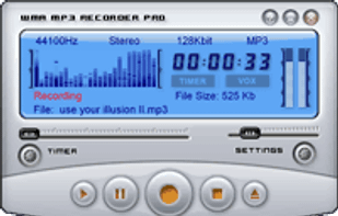 i-sound wma mp3 recorder main window