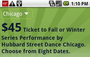 Groupon screenshot 1