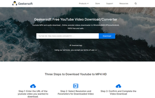 Geekersoft Free YouTube Video Download screenshot 1