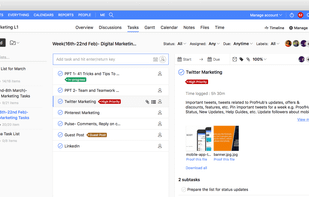 ProofHub screenshot 1