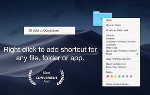 QuickLinks screenshot 2