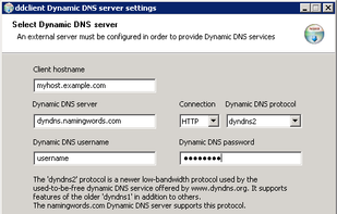 Dynamic DNS client for Windows screenshot 1
