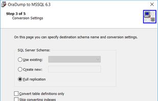 OraDump to MSSQL screenshot 3