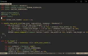 Neovide screenshot 1