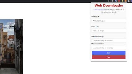 Web Downloader (Chrome Extension) screenshot 1