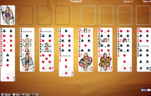 NetSolitaire screenshot 1