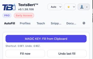 TextsBert screenshot 1
