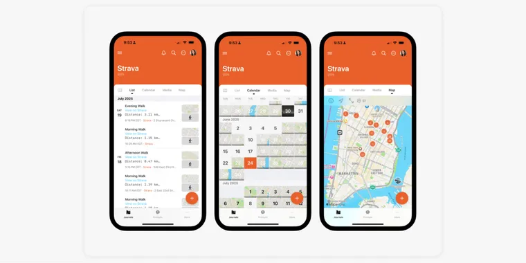 Day One launches automatic Strava activity imports for iOS and web users