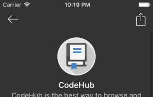CodeHub screenshot 1