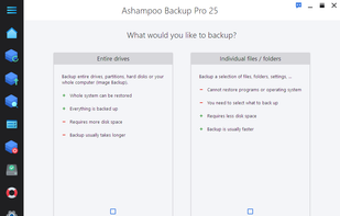 Ashampoo Backup Pro screenshot 1