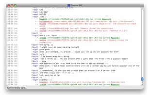 Quassel IRC screenshot 1