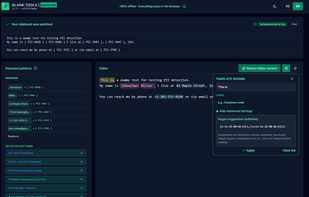 custom regex designer
