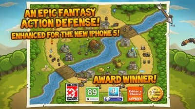 Tower Defense like Kingdom Rush, Firebase to Save Progress & Give Gems