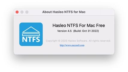 About Hasleo NTFS For Mac